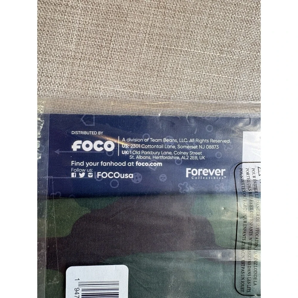 LOT OF 4 - FOCO Lightweight Camo Gaiter Scarf -‎ Hunting - Fishing - Everday Use